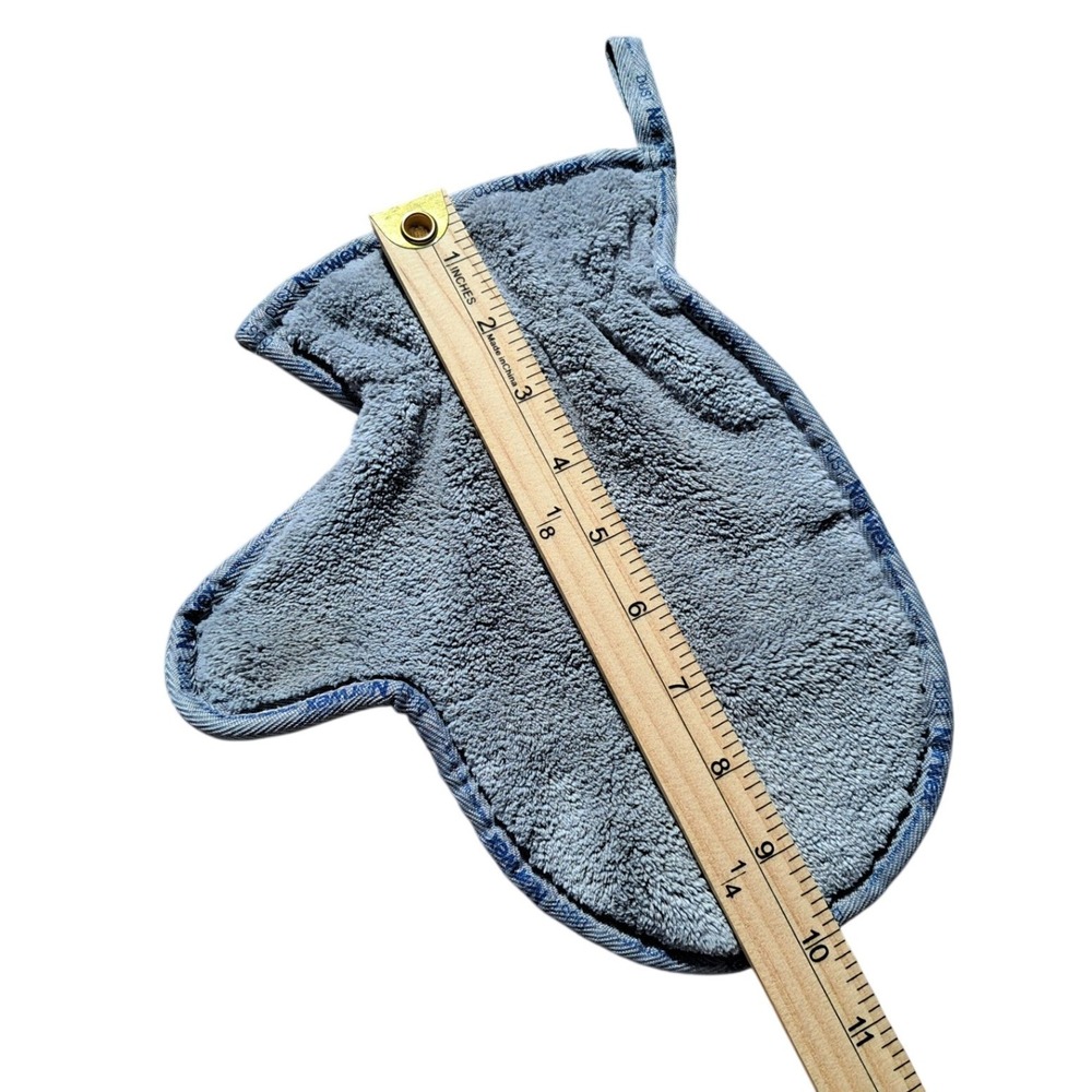 Norwex Dusting Mitt Set of 2 Grey Microfiber Reusable‎ Cleaning Mittens - Picture 4 of 4